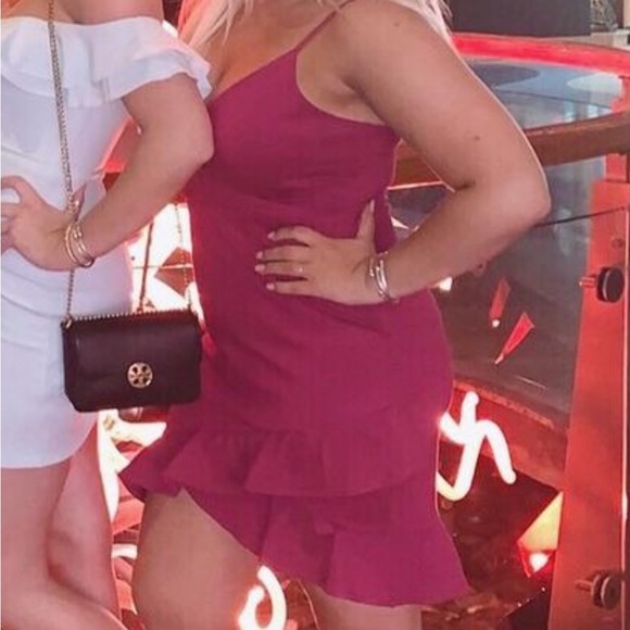 LULU’S RUFFLE STRAPPY MINI DRESS - Picture 8 of 9